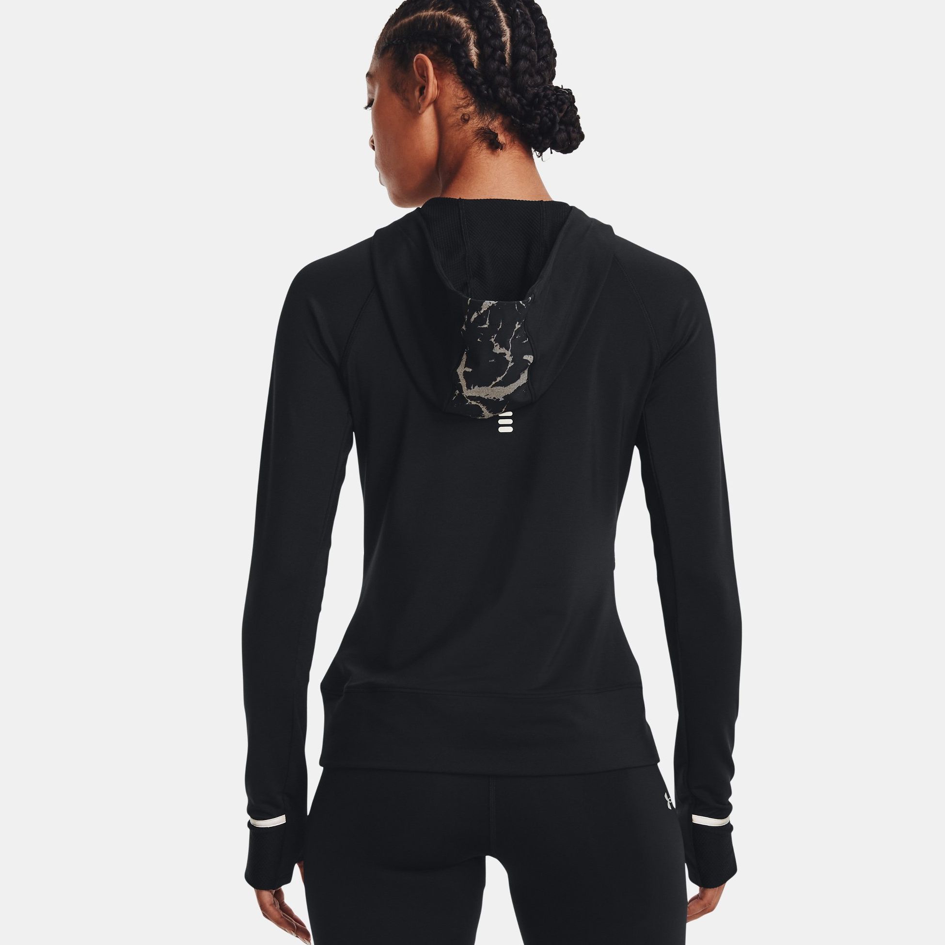 Hoodies -  under armour UA OutRun The Cold Hooded 1/2 Zip